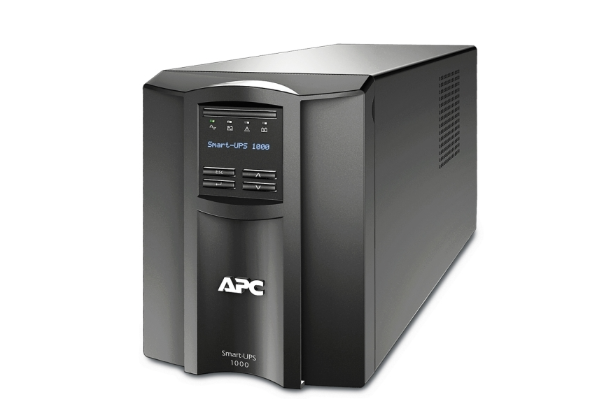 APC Smart-UPS, Line Interactive, 1500VA, Tower, 230V, 8x IEC C13 outlets,  SmartConnect Port+SmartSlot, AVR, LCD