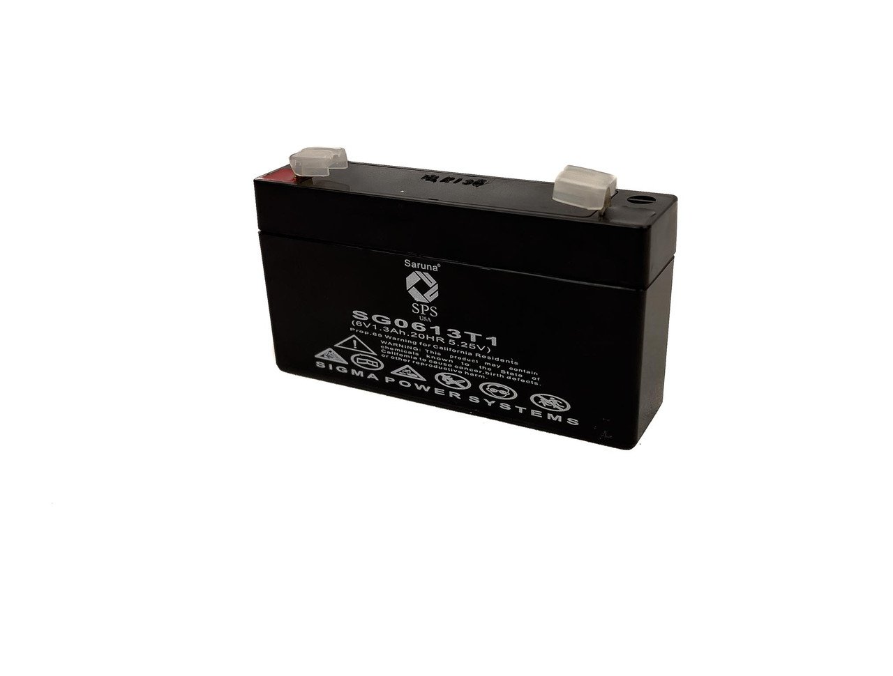 Gaston 6V 1.3Ah GT6-1.3 Lead Sealed Maintenance Free Battery