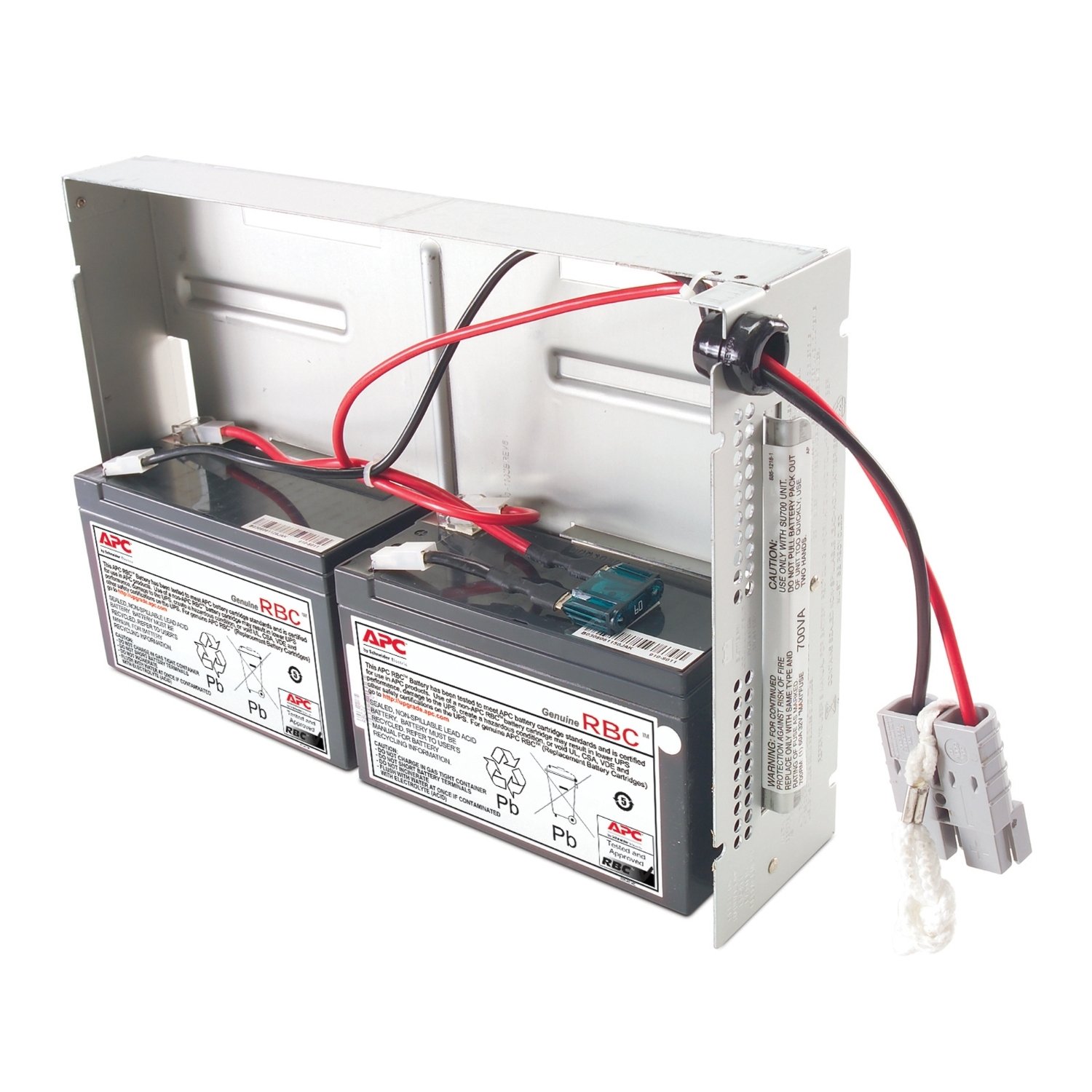 RBC7 Replacement Kit 2pcs 12V 17Ah GP12170w/ 100A fuse and harness kit