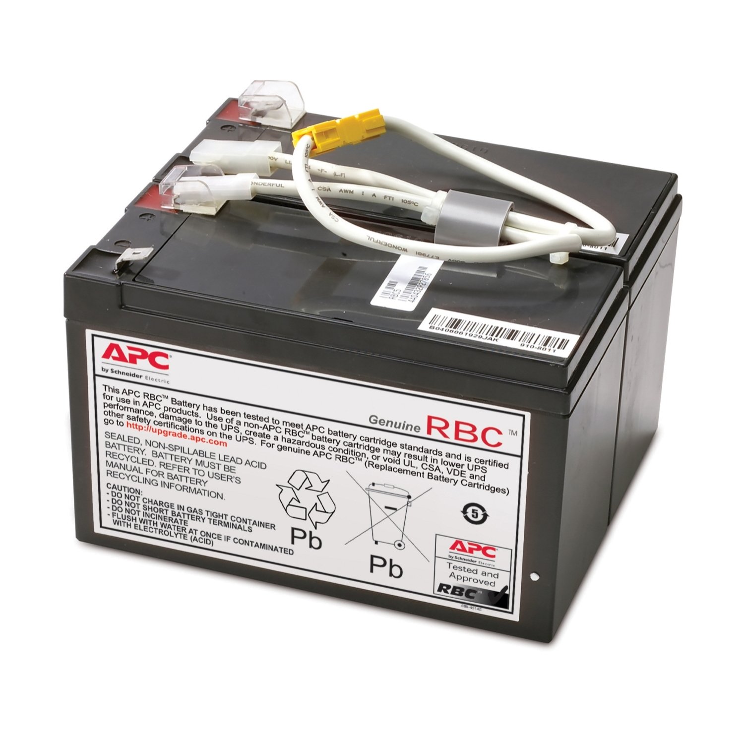 RBC5 Replacement Kit 2pcs 12V 8Ah GP1272F2 w/ harness kit