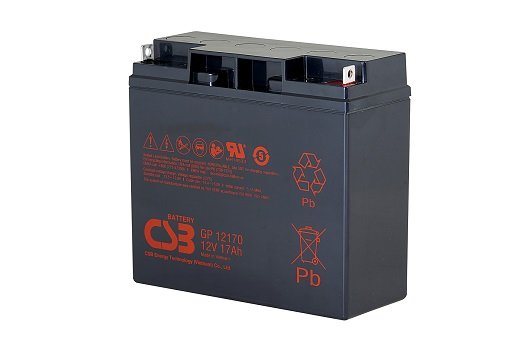 CSB 12V 17Ah GP 12170 Sealed Lead Acid Maintenance Free Battery with B1B Terminal