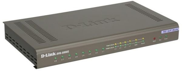 D-Link DVG-6008S/E VoIP Gateway with built-in 8 FXO