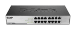 D-Link DES-1016D/B 16-port 10/100Base-T Unmanaged Switch (Metal casing, UK Power plug)