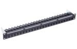 R & M PP-24Pt-PC-19"-1U-empty-C6A/u-gy