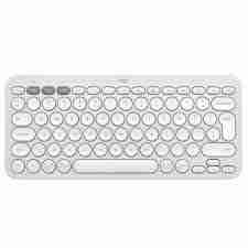 LOGITECH K380S Multi-Device Bluetooth Keyboard - TONAL WHITE - US INTL