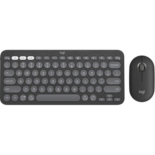 LOGITECH Pebble 2 Bluetooth Keyboard Combo - TONAL GRAPHITE - US INTL