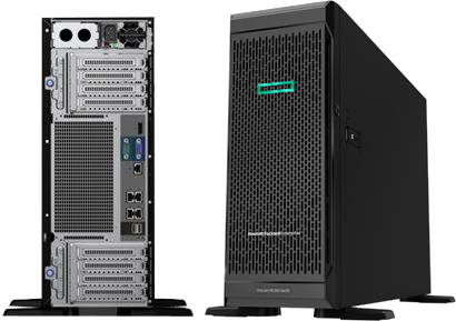 HPE ProLiant ML350 Gen10 (1) Intel® Xeon® 4214R (12-Core, 2.1 GHz, 125W) , 32GB (1x32GB) RDIMM; DR 2933 MT/s, NO HDD, (1) 800W HPE FlexSlot Power Supply, HPE Embedded 4x1Gb,iLO (standard), P408i-a w/2GB with Smart Storage Battery, No Optical Drive, No Mouse, No Keyboard, Server Warranty includes 3-Year Parts, 3-Year Labor, 3-Year Onsite support with next business day response, Tower 4U
