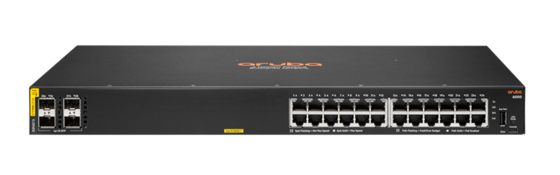 Aruba 6000 24G CL4 PoE 4SFP 370W Switch