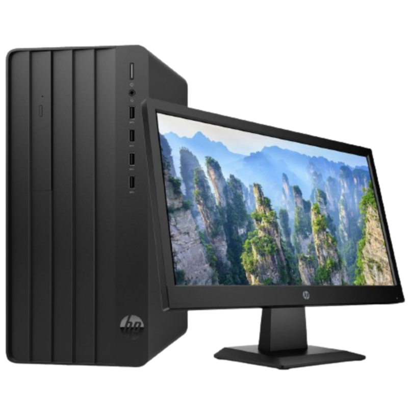 HP PRO TOWER 290 G9 Ci7-12700 12TH GEN 4GB 1TB DOS WITH HP MONITOR P204V 19.5''